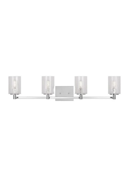 Generation Lighting GLV1034CH Four Light Wall / Bath, Chrome