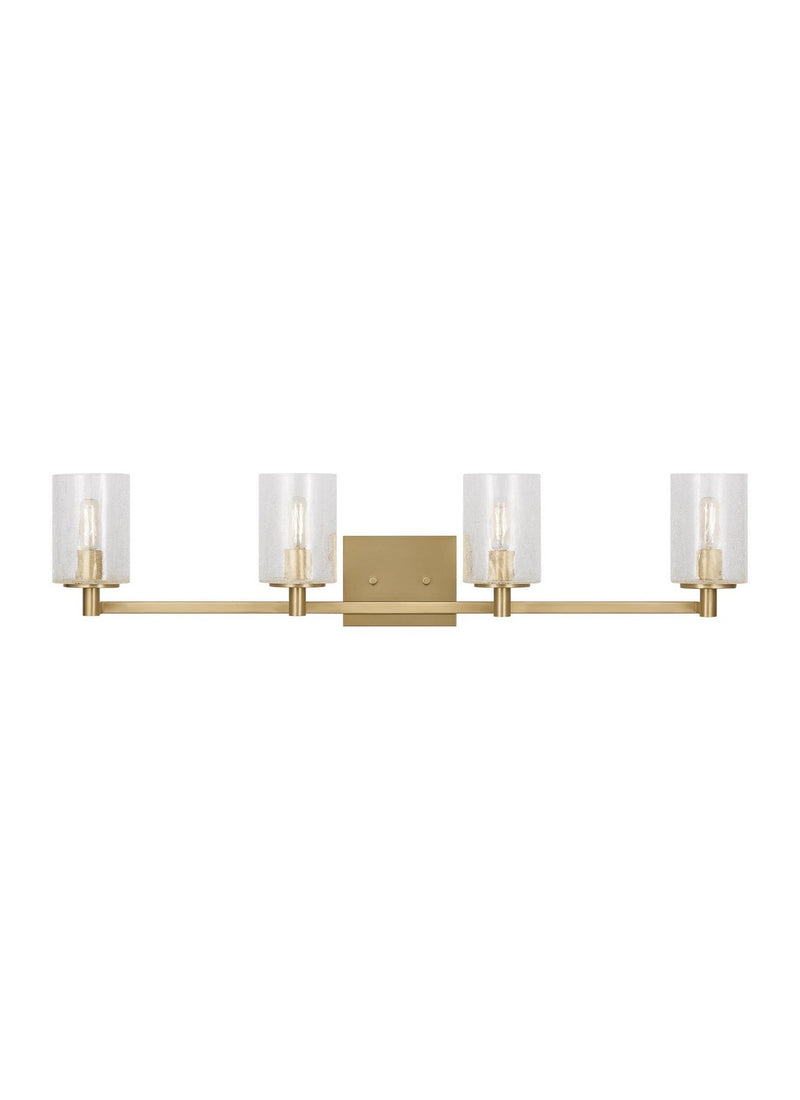 Generation Lighting GLV1034SB Four Light Wall / Bath, Satin Bronze