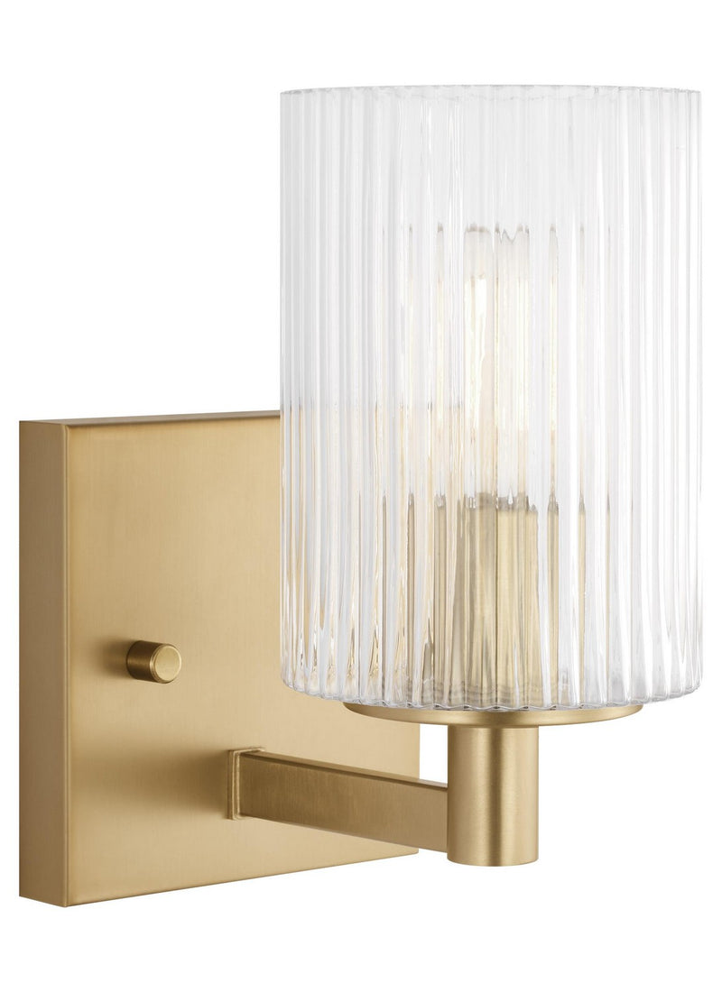 Generation Lighting GLV1041SB One Light Wall / Bath Sconce, Satin Bronze