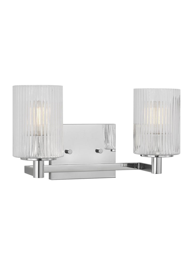 Generation Lighting GLV1042CH Two Light Wall / Bath, Chrome