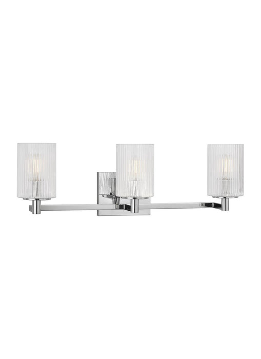 Generation Lighting GLV1043CH Three Light Wall / Bath, Chrome