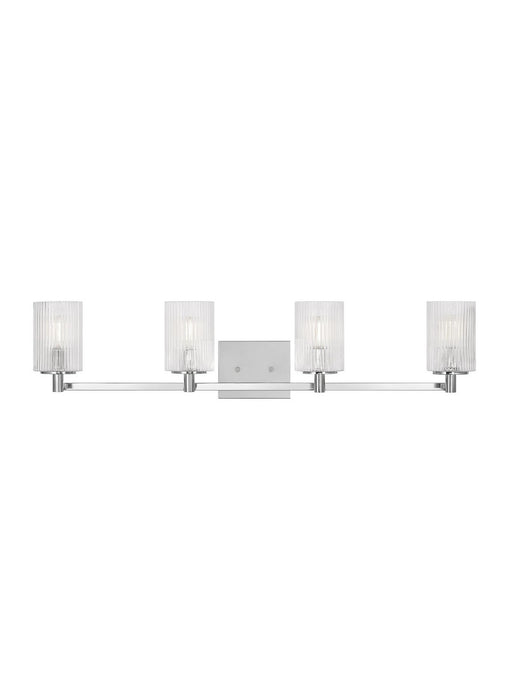 Generation Lighting GLV1044CH Four Light Wall / Bath, Chrome