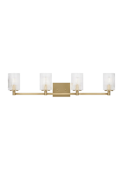 Generation Lighting GLV1044SB Four Light Wall / Bath, Satin Bronze