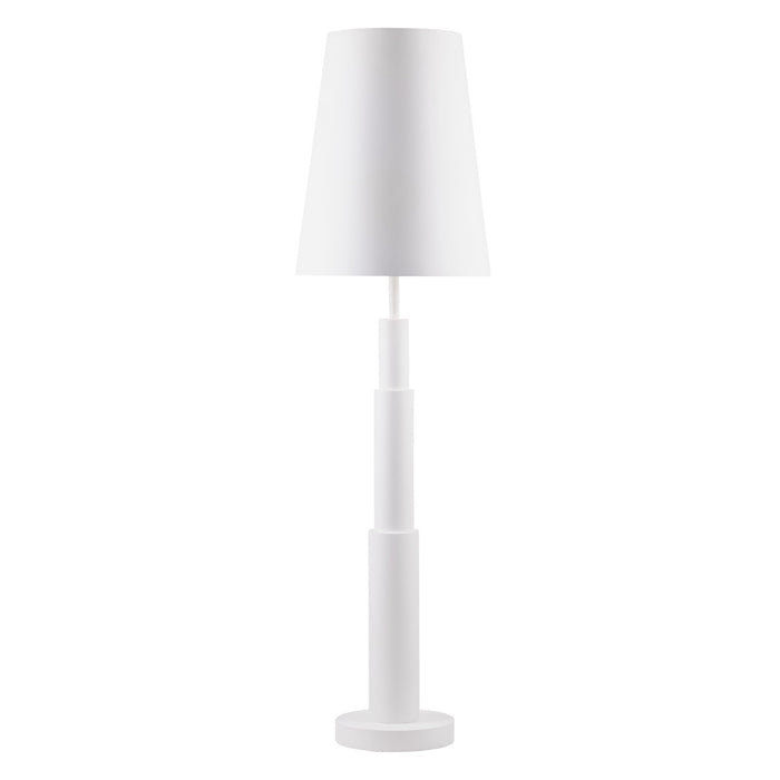 Varaluz 504L06MW Six Light Floor Lamp, Matte White