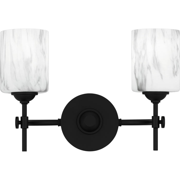 Quoizel ARI8615MBK Two Light Bath, Matte Black
