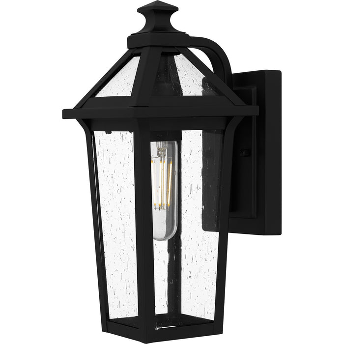 Quoizel BLV8406MBK One Light Outdoor Wall Mount, Matte Black
