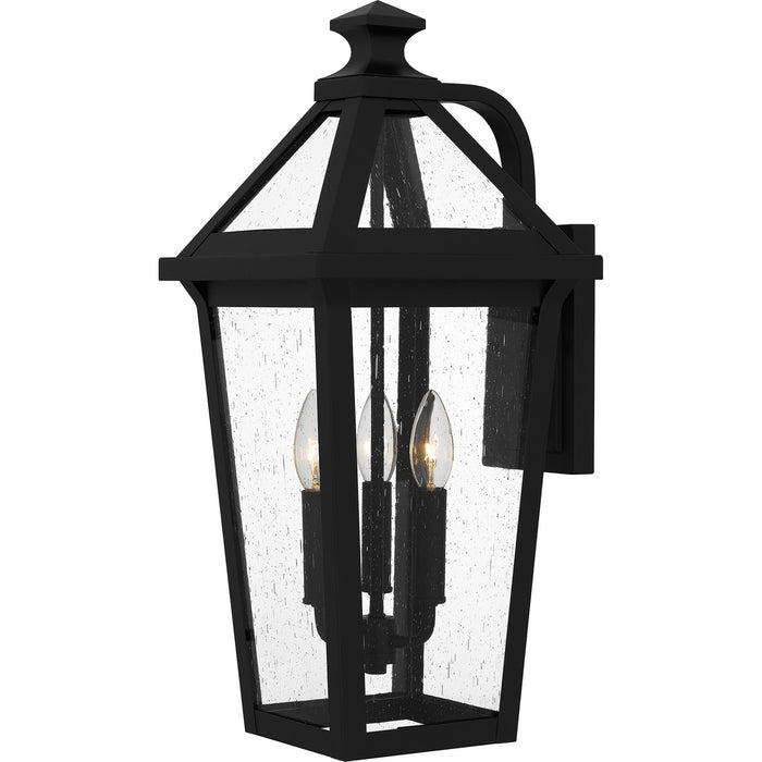 Quoizel BLV8409MBK Three Light Outdoor Wall Mount, Matte Black