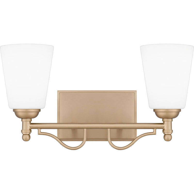 Quoizel ESR8616BGD Two Light Bath, Bronze Gold