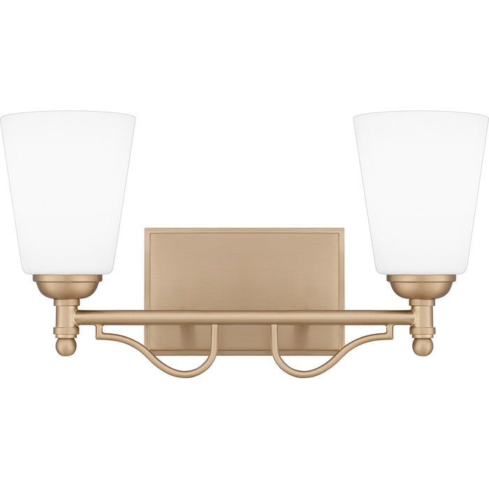 Quoizel ESR8616BGD Two Light Bath, Bronze Gold