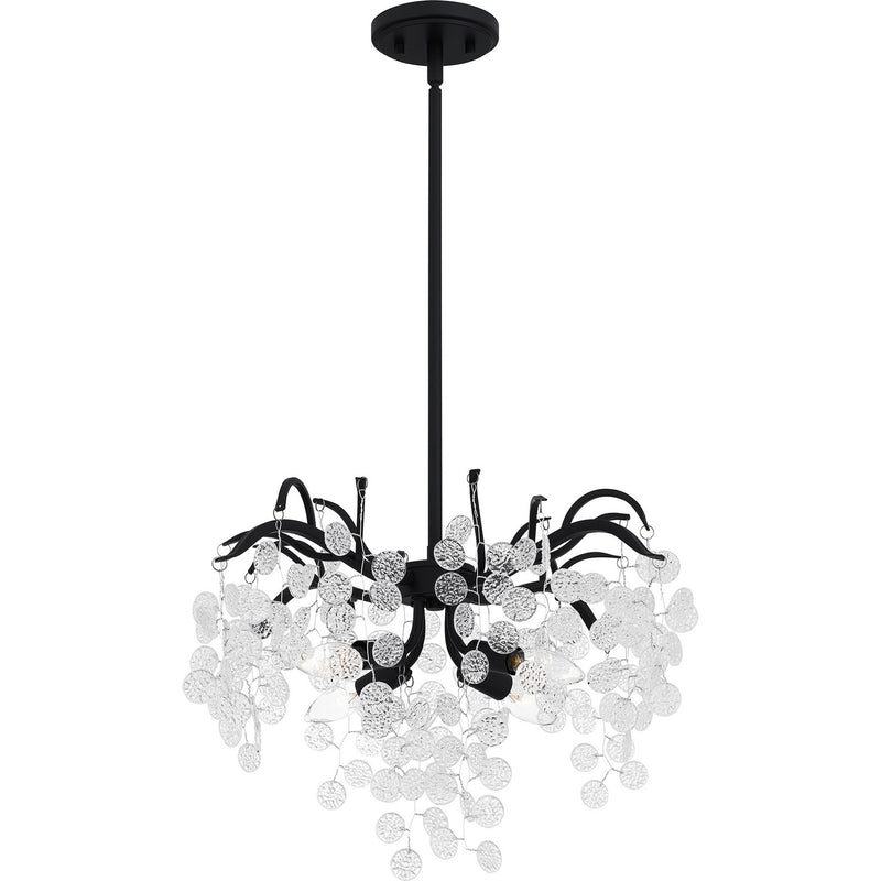 Quoizel MAP2820EK Four Light Pendant, Earth Black