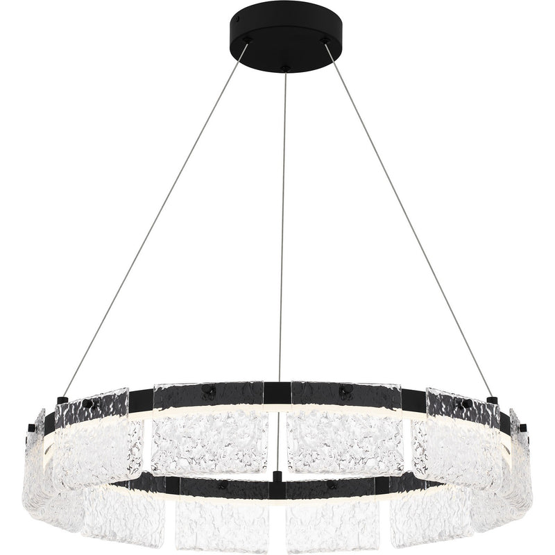 Quoizel PCACE2824MBK LED Pendant, Matte Black