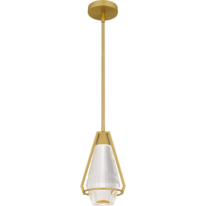 Quoizel PCLUA1507BRG LED Mini Pendant, Brushed Gold