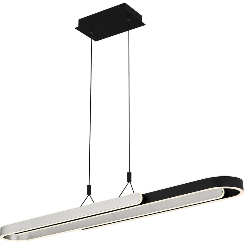Quoizel PCMRR142MBK LED Linear Chandelier, Matte Black