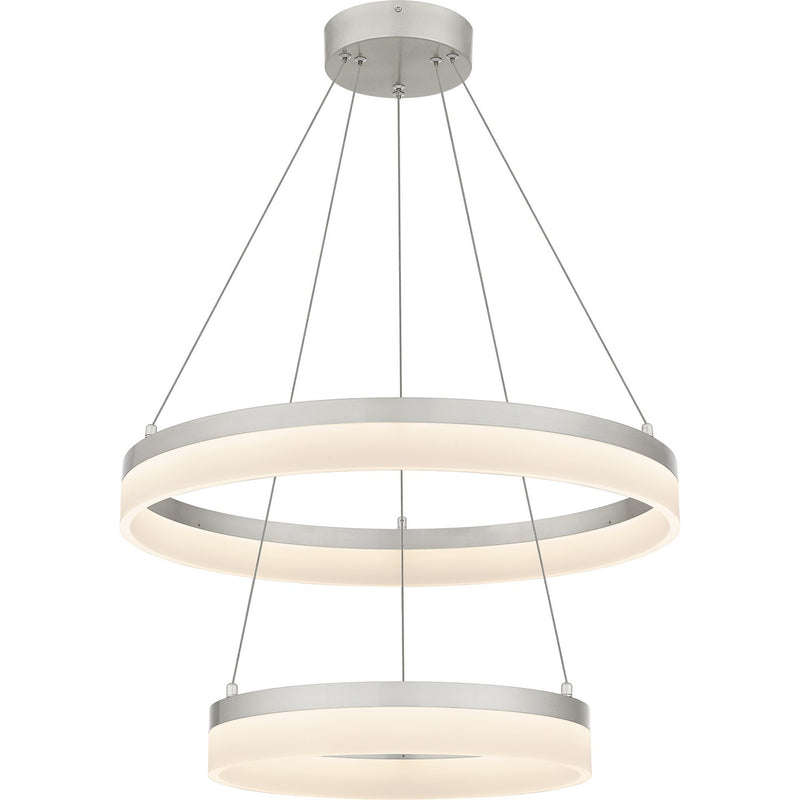 Quoizel PCOH2924BN LED Pendant, Brushed Nickel