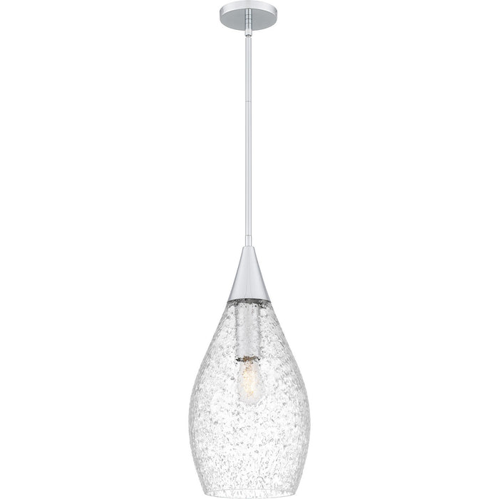 Quoizel PCSPC1810C One Light Pendant, Polished Chrome