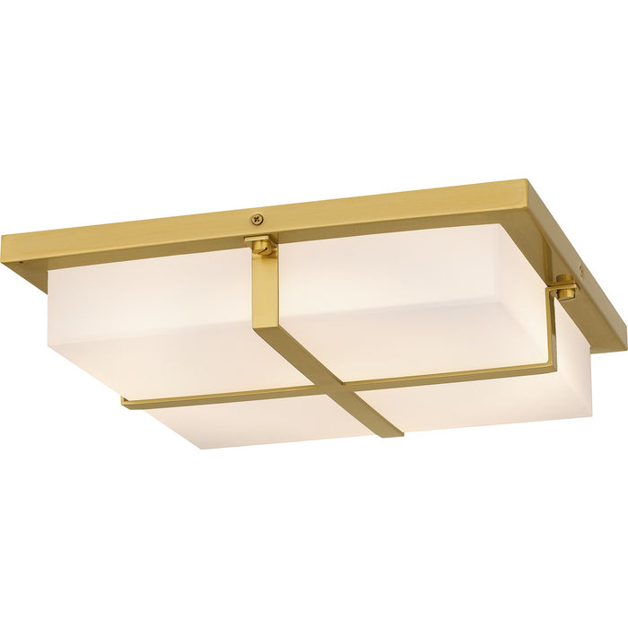 Quoizel QFL6761BRG LED Flush Mount, Brushed Gold