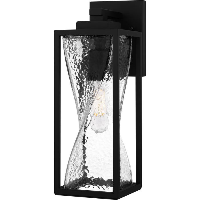 Quoizel ZAR8405MBK One Light Outdoor Wall Mount, Matte Black