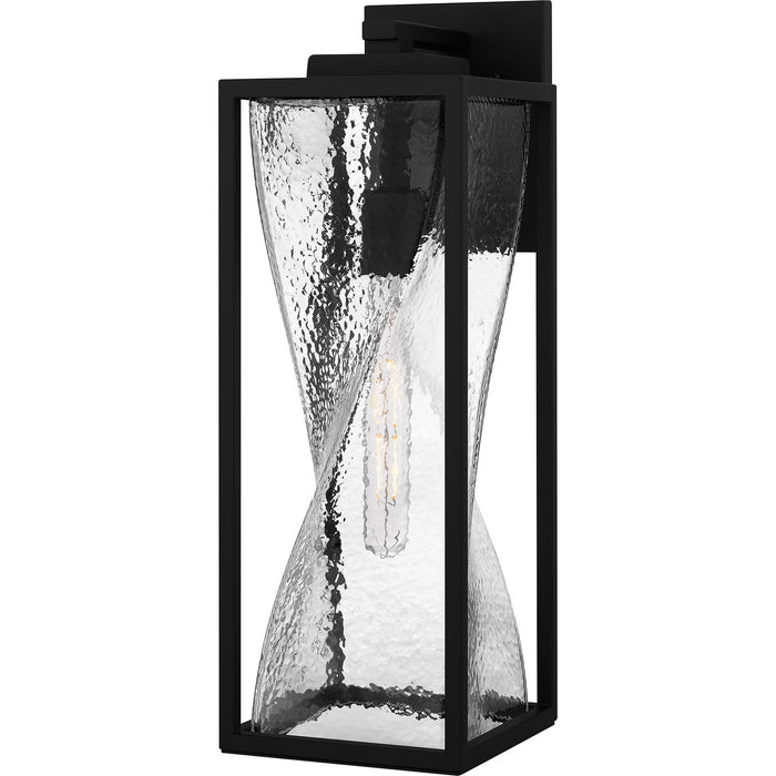 Quoizel ZAR8407MBK One Light Outdoor Wall Mount, Matte Black