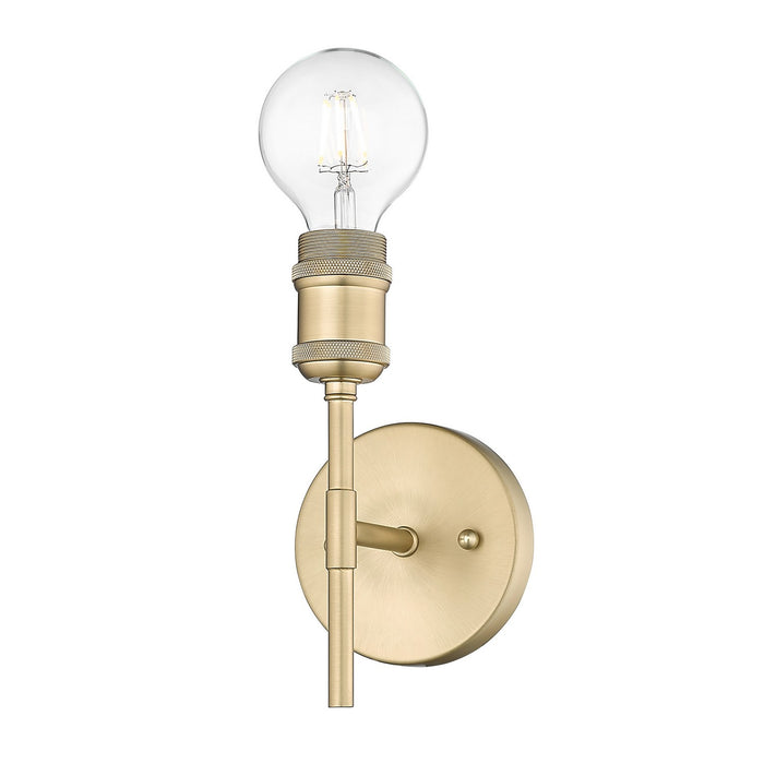 Golden 1945-1W BCB One Light Wall Sconce, Brushed Champagne Bronze