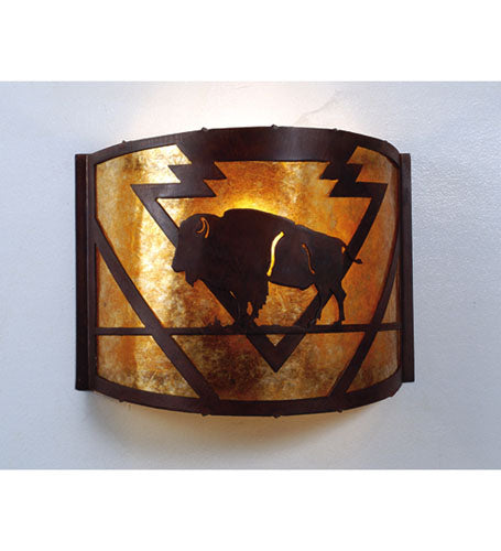 Meyda Tiffany 81571 One Light Wall Sconce, Rust