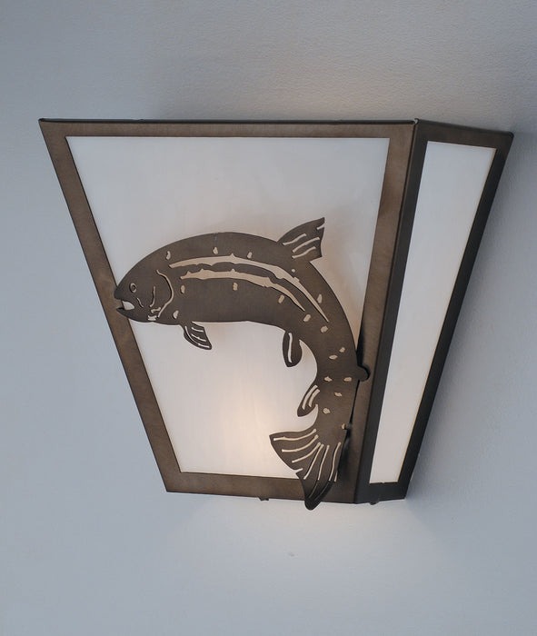 Meyda Tiffany 81981 Two Light Wall Sconce, Antique Copper