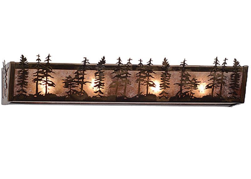 Meyda Tiffany 82132 Four Light Vanity, Antique Copper