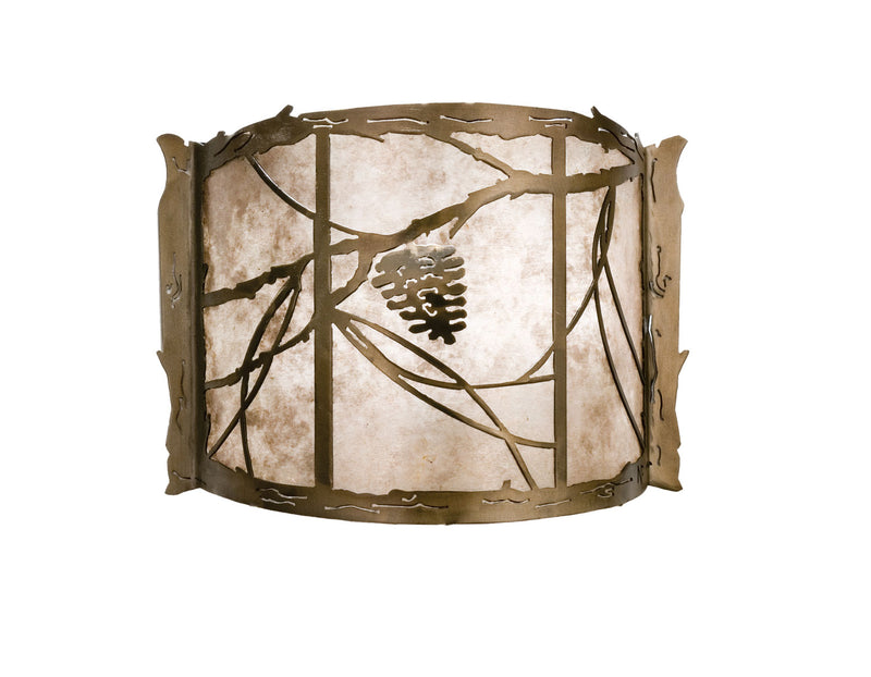 Meyda Tiffany 82134 One Light Wall Sconce, Antique Copper