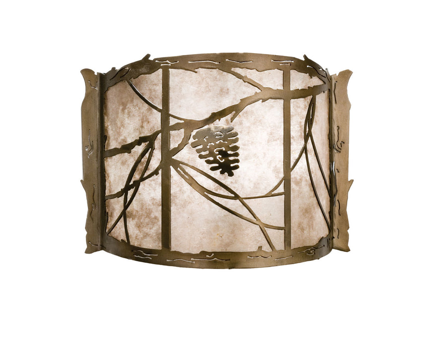 Meyda Tiffany 82134 One Light Wall Sconce, Antique Copper