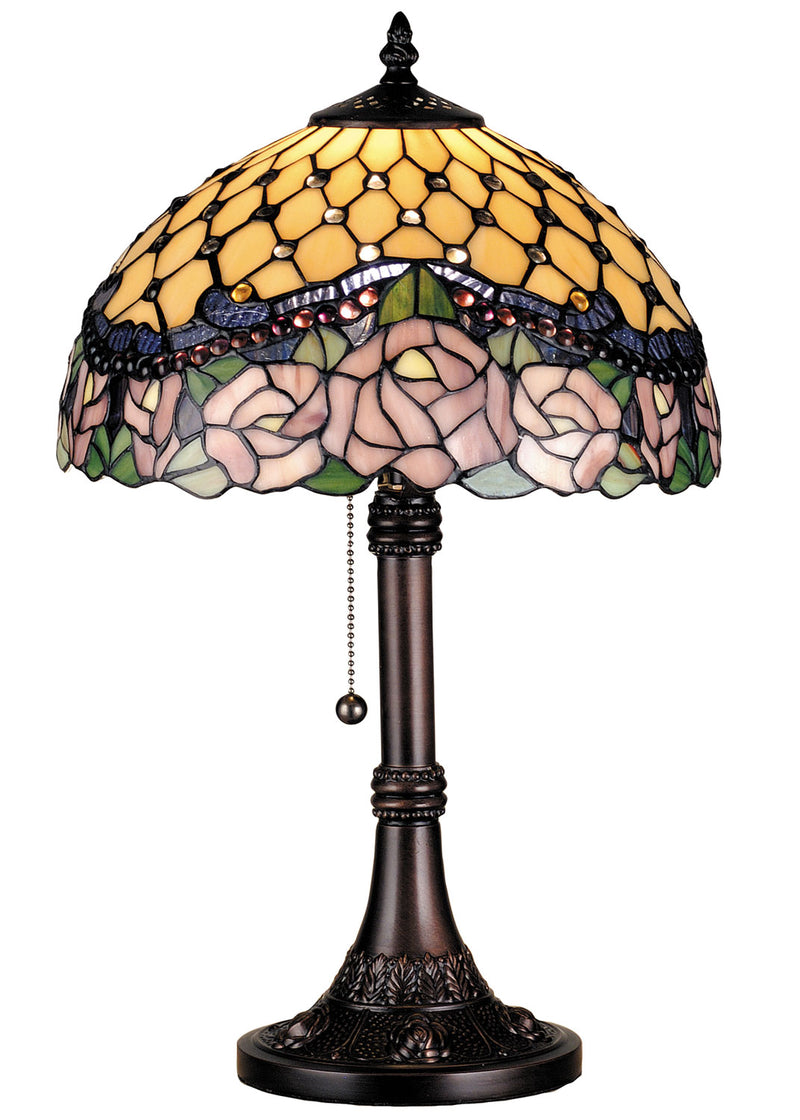 Meyda Tiffany 82304 Table Lamp, Mahogany Bronze