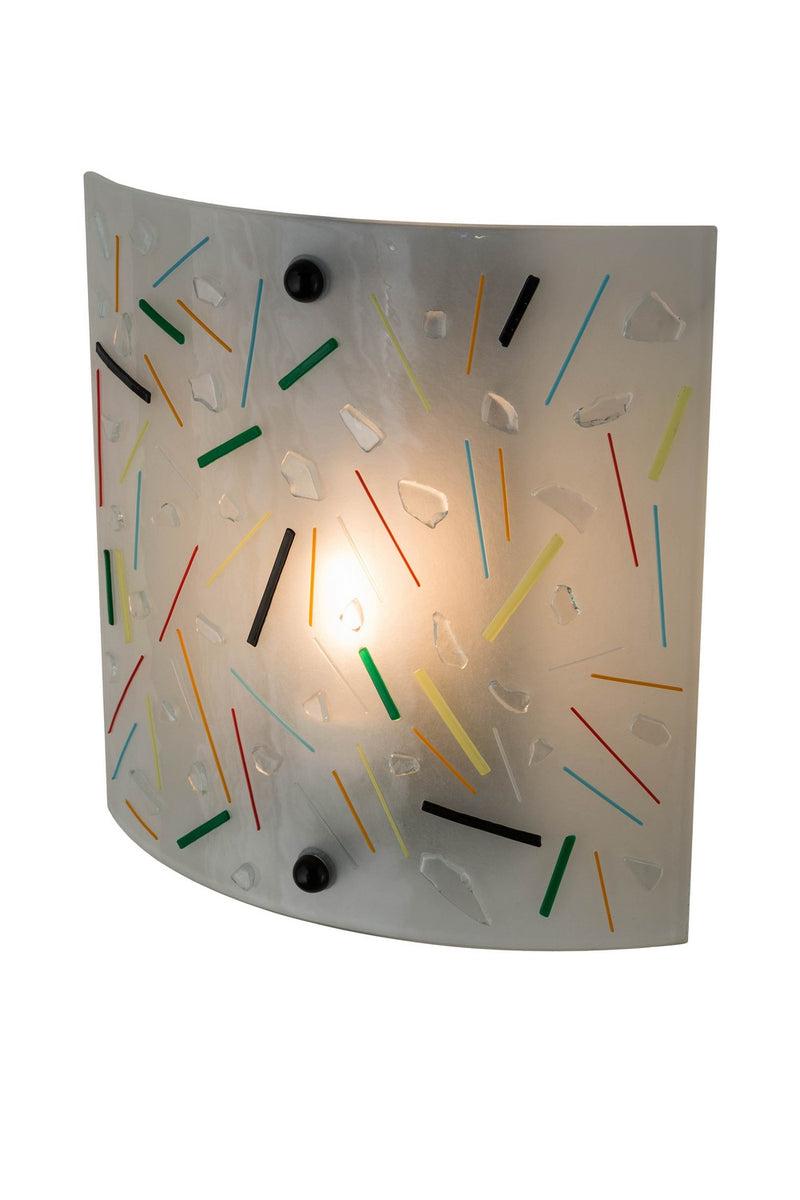 Meyda Tiffany 98430 One Light Wall Sconce, Nickel