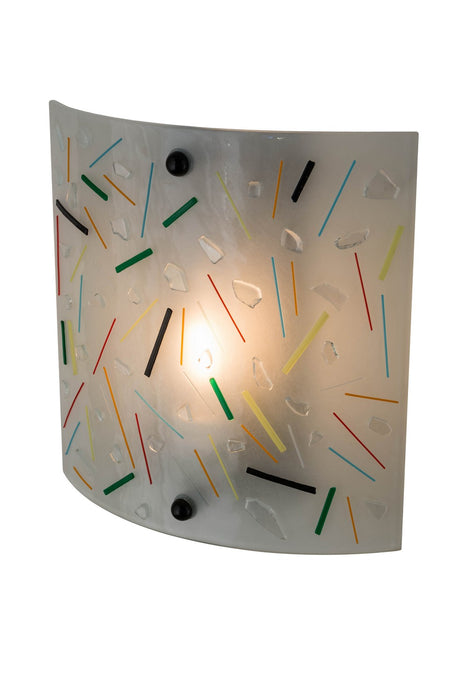Meyda Tiffany 98430 One Light Wall Sconce, Nickel