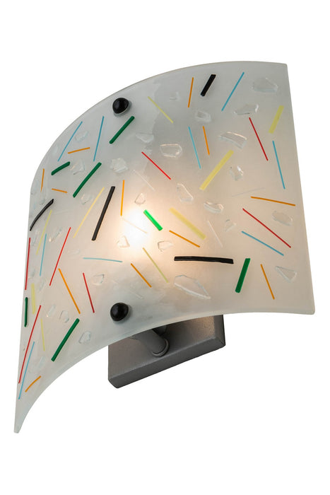 Meyda Tiffany 98430 One Light Wall Sconce, Nickel