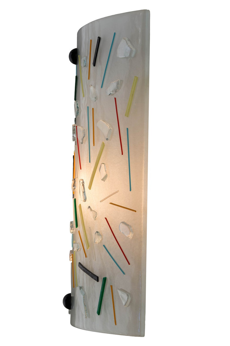 Meyda Tiffany 98430 One Light Wall Sconce, Nickel