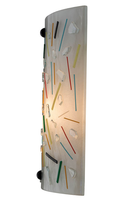 Meyda Tiffany 98430 One Light Wall Sconce, Nickel