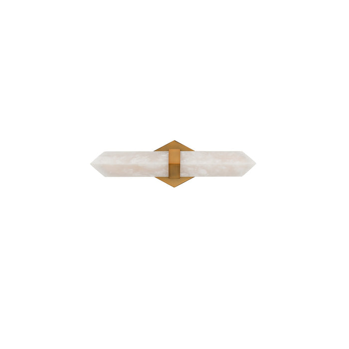 Modern Forms WS-20418-AB LED Bath Vanity, Aged Brass