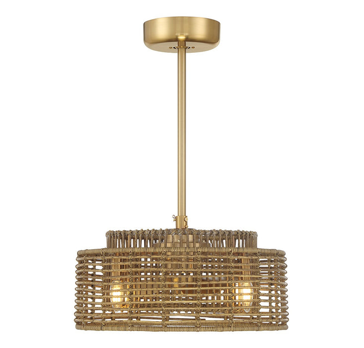 Savoy House 20-FD-155-322 Four Light Fan D'Lier, Warm Brass