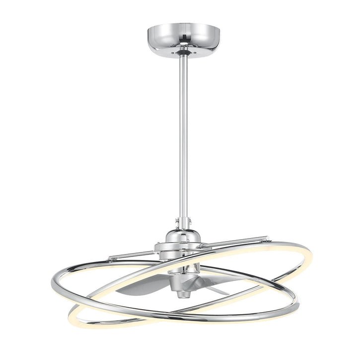 Savoy House 24-FD-745-11 LED Fan D'Lier, Polished Chrome