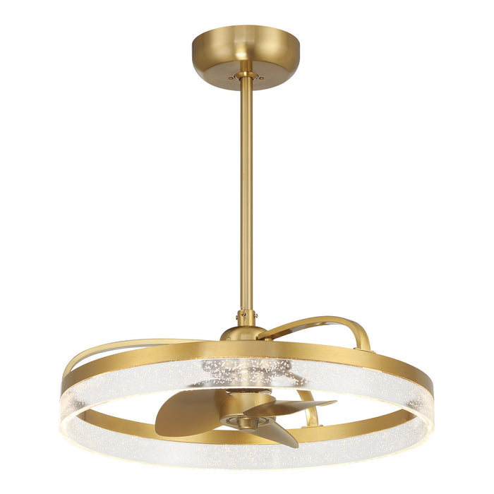 Savoy House 24-FD-845-322 LED Fan D'Lier, Warm Brass