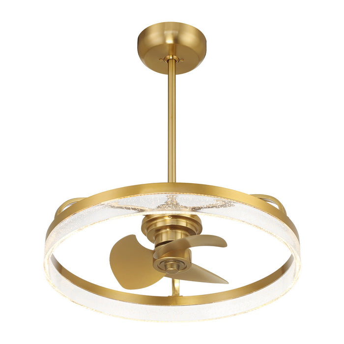 Savoy House 24-FD-845-322 LED Fan D'Lier, Warm Brass