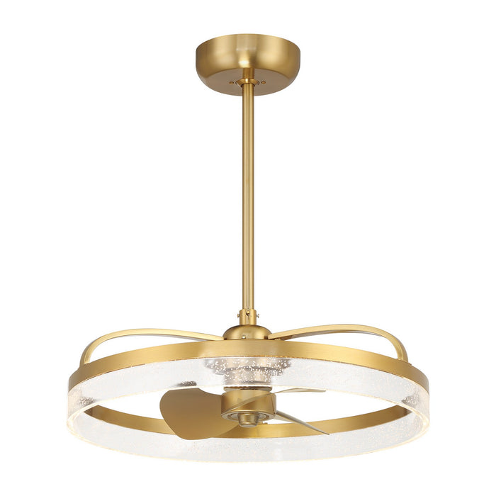 Savoy House 24-FD-845-322 LED Fan D'Lier, Warm Brass