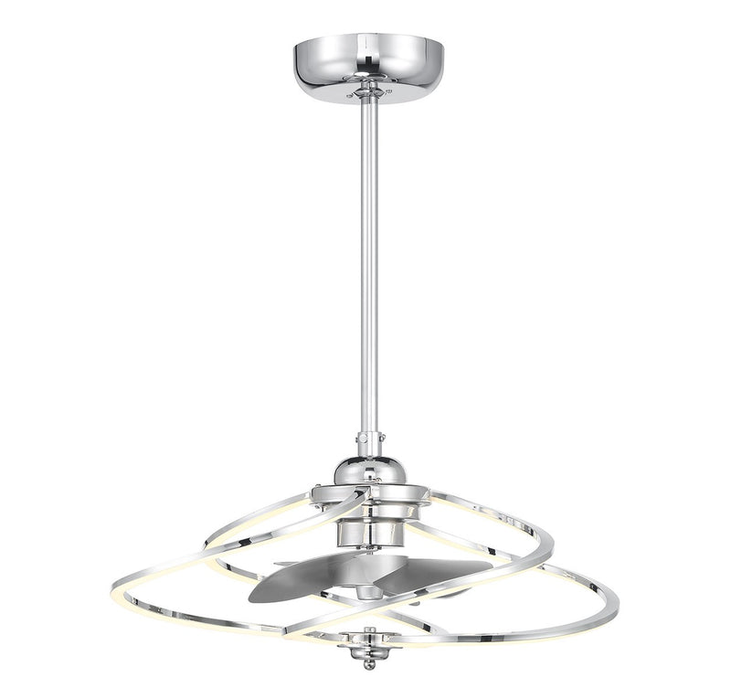 Savoy House 24-FD-945-11 LED Fan D'Lier, Polished Chrome