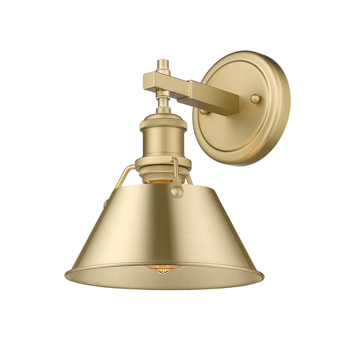 Golden 3306-BA1 BCB-BCB One Light Bath Vanity, Brushed Champagne Bronze