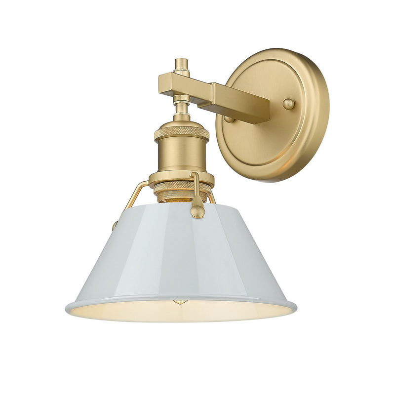 Golden 3306-BA1 BCB-DB One Light Bath Vanity, Brushed Champagne Bronze