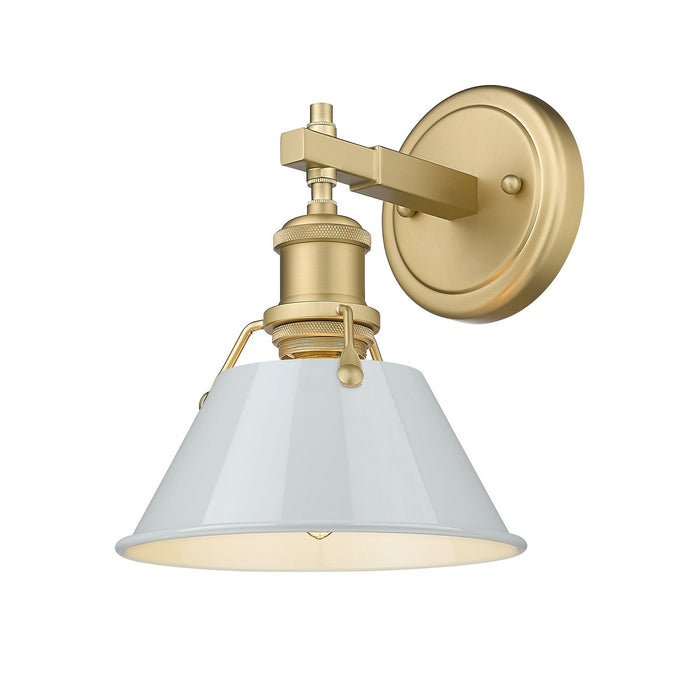 Golden 3306-BA1 BCB-DB One Light Bath Vanity, Brushed Champagne Bronze
