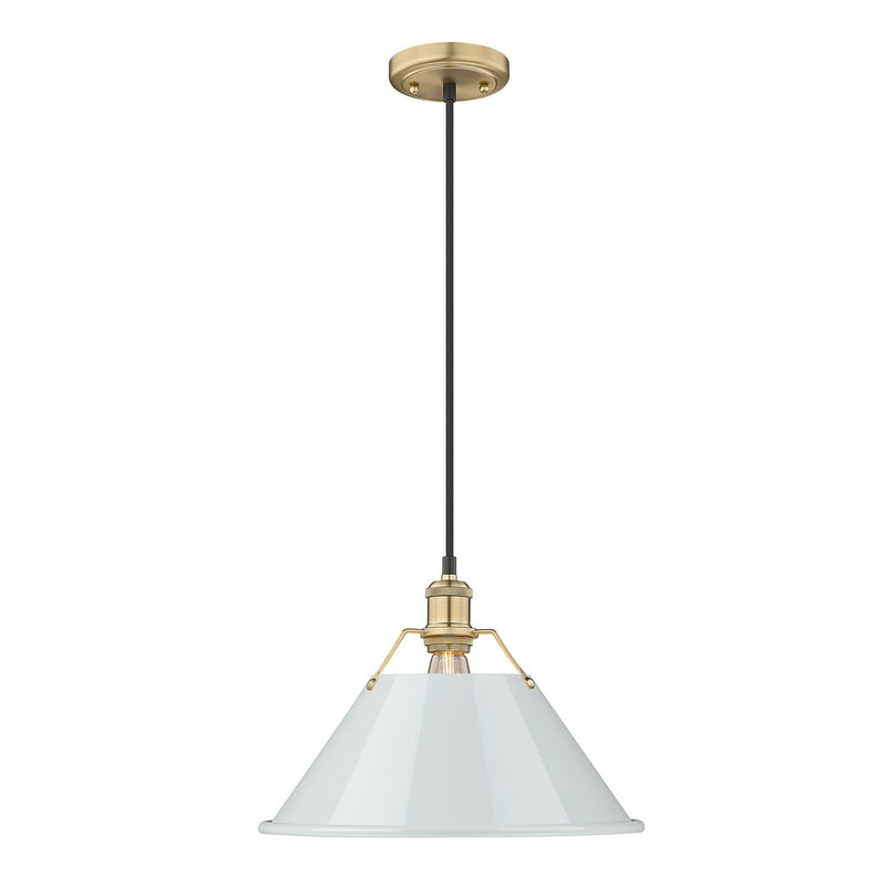 Golden 3306-L BCB-DB One Light Pendant, Brushed Champagne Bronze