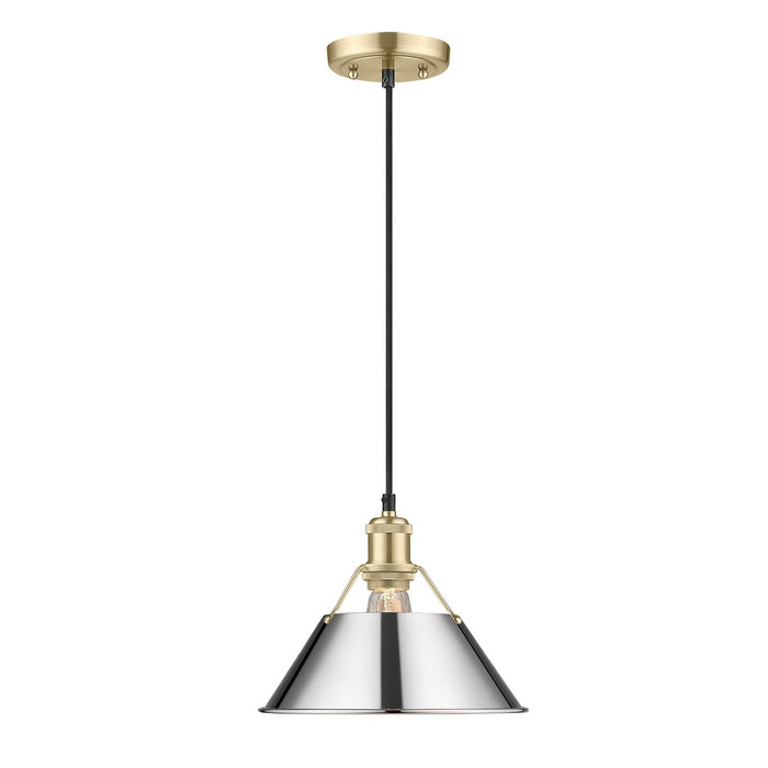 Golden 3306-M BCB-CH One Light Pendant, Brushed Champagne Bronze