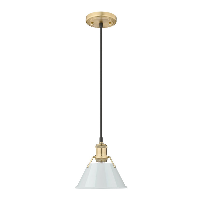 Golden 3306-S BCB-DB One Light Mini Pendant, Brushed Champagne Bronze