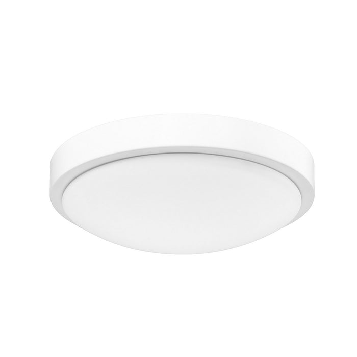 Golden 9128-FM10 WHT-OP LED Flush Mount, Matte White