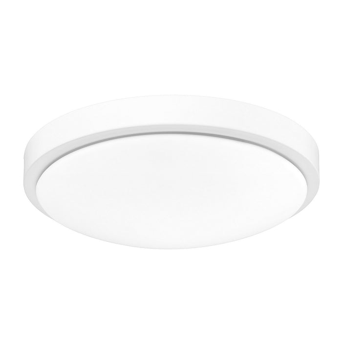 Golden 9128-FM13 WHT-OP LED Flush Mount, Matte White