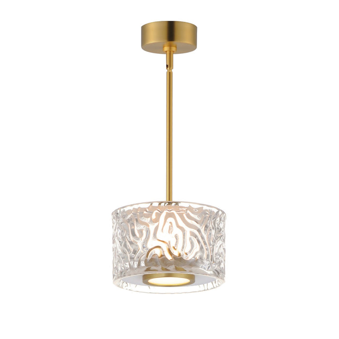 ET2 E11081-124NAB LED Pendant, Natural Aged Brass